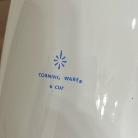 Corning ware coffee/tea pot vintage 6 cup with lid - Picture 2 of 3
